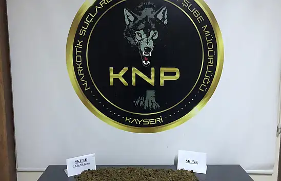 1,5 kilo zulalanmış uyuşturucu ele geçirildi