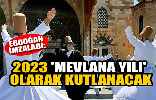 2023 yılı, Mevlana yılı ilan edildi