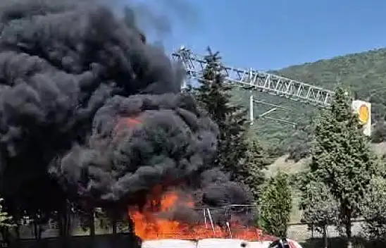 45 bin dolarlık tekne alevlere teslim oldu