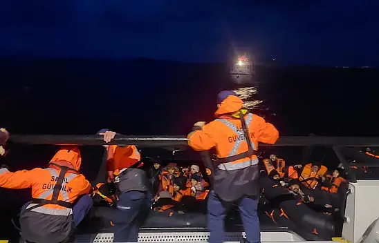 45 göçmen yakalandı