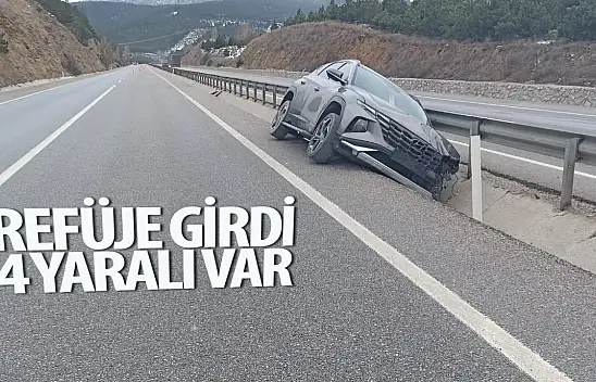 Afyonkarahisar'da kaza: 4 yaralı!