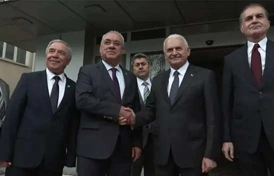 AK Parti DSP'yi ziyaret etti