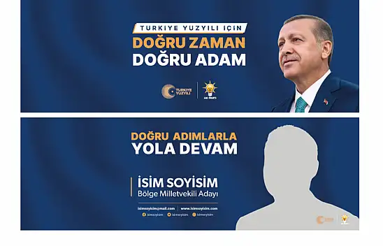 AK Parti, seçim kampanyasında kullanacağı tasarımları belirledi
