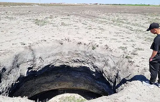 Aksaray'da 2.obruk oluştu