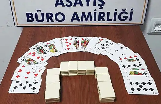 Akşehir'de kahvehane sahibi ve kumar oynayanlara ceza