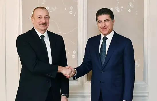 Aliyev ile IKBY Başkanı Barzani Münih'te görüştü