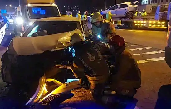 Ankara'da meydana gelen kazada 5 kişi yaralandı!