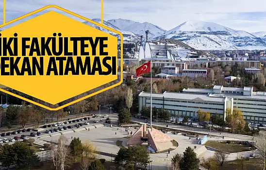 Atatürk Üniversitesinde yeni dekan atamaları gerçekleşti