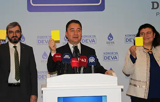 Babacan'dan, İktidara sarı kart
