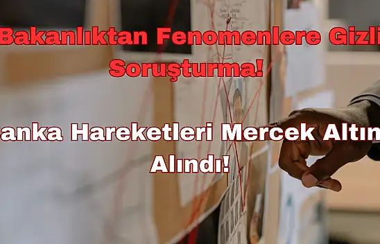 Bakanlıktan Fenomenlere Gizli Soruşturma: Hepsi Mercek Altına Alındı!
