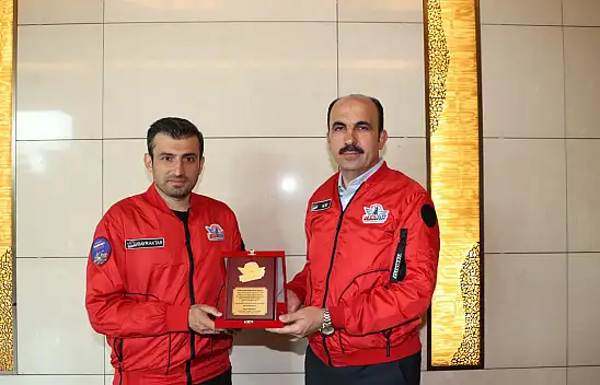 Başkan Altay'a TEKNOFEST'ten 'Teşekkür Plaketi'