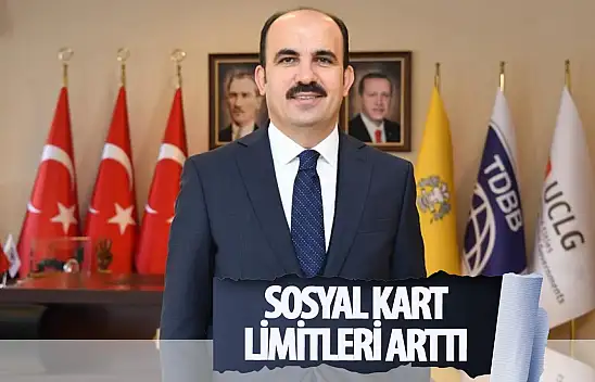 Başkan Altay'dan Müjde! Sosyal Kart limitleri artırıldı!