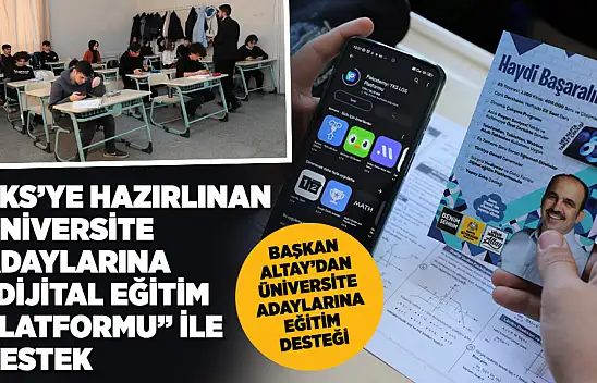 Başkan Altay'dan Üniversite Adaylarına Eğitim Desteği