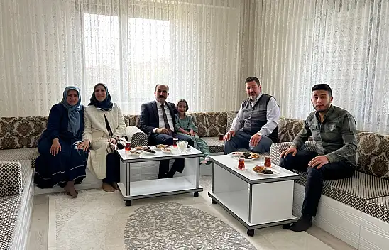 Başkan Altay Ramazan Bayramı'nda Şehit ve Gazi Ailelerini Ziyaret Etti