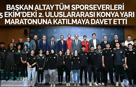 Başkan Altay tüm Konya'ya çağrı yaptı!