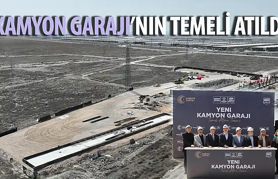 Başkan Altay, Yeni Kamyon Garajı'nın Temelini Attı