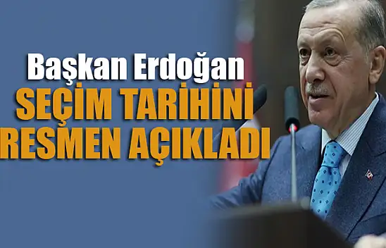 Başkan Erdoğan'dan seçim tarihi açıklaması