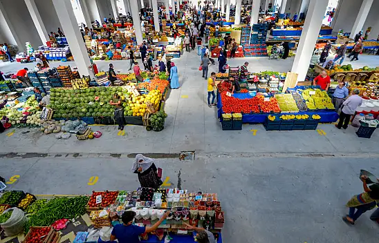 Başkan Kavuş Harmancık Pazarını ziyaret etti