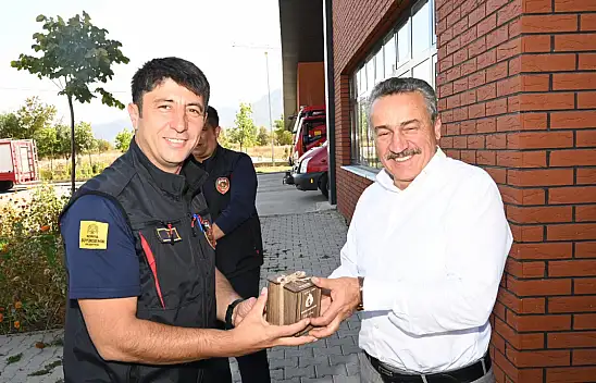 Başkan Tutal İtfaiye Amirliğine Ziyarette Bulundu