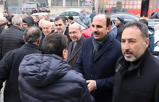 Başkanlar Cuma Namazı sonrası Sanayi Esnafıyla Buluştu!