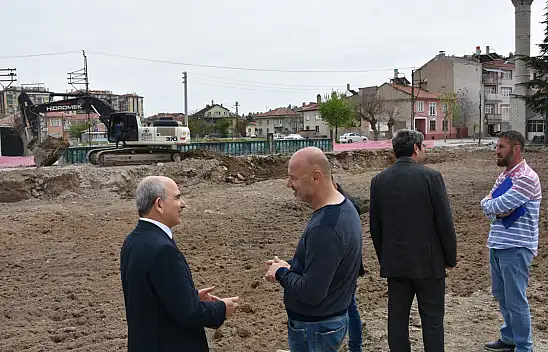 Beyhekim ADSH İnşaatında Temel Atma Hazırlıkları Tamamlandı