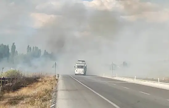 Beyşehir'deki yangınlar kazalara davetiye çıkarıyor
