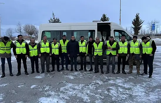 Beyşehirli gönüllü operatörler deprem bölgesine...