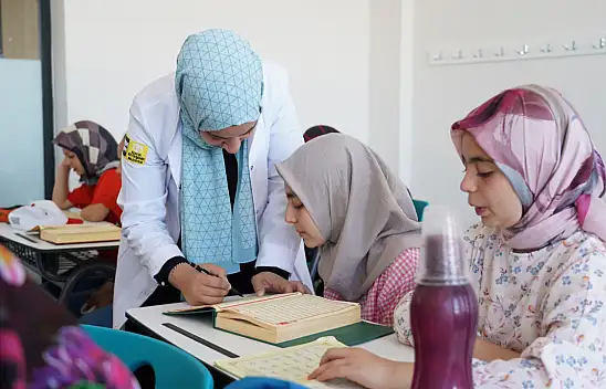 Bilgehaneler yazın okul oldu