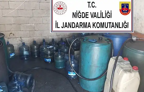Bin litre lisanssız akaryakıt ele geçirildi