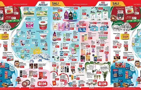 Bu hafta BİM'de ne var? 13 Şubat 2024 BİM kataloğu yayınlandı