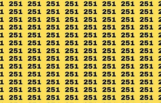 Bu test beyin yakıyor. 261'i 13 saniyede görenler süper zeka sayılıyor…