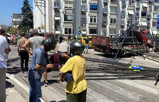 Bursa'da freni patlayan kamyon dehşet saçtı