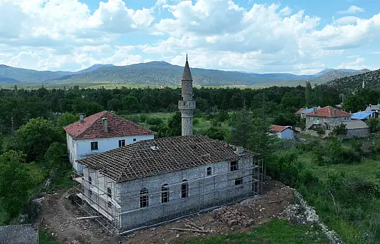 Konya'da 120 yıllık cami restorasyonu