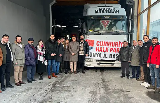 CHP, deprem bölgesine yardım tırı gönderdi