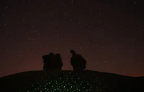 Cihanbeyli Kuşça Celil Boğazı'nda gece fotoğrafı çekti