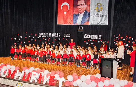 Cumhuriyet Bayramı, Selçuk Üniversitesinde coşkuyla kutlandı