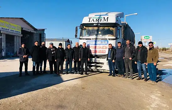 Depremzede Adıyamanlı çiftçilere yem yardımı