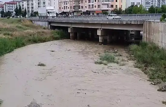 Derelerin debisi yükseldi, ekili araziler zarar gördü