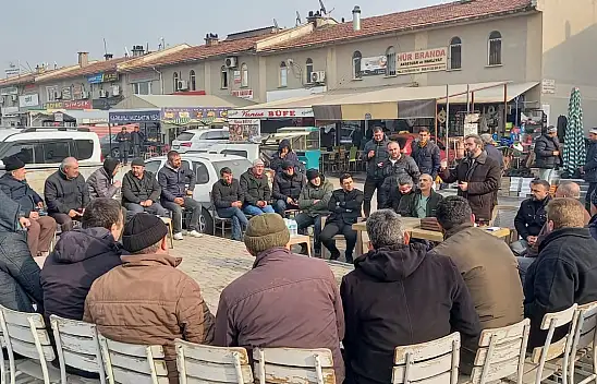 Deva Partisi, kamyon garajı esnafını dinledi