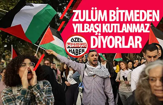 Dünyanın Birçok Yerinde Yılbaşı Kutlamaları Yerine Filistin'de Devam Eden Soykırım Protesto Ediliyor