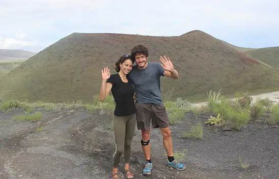 Dünyayı gezen Fransız çift Konya'da