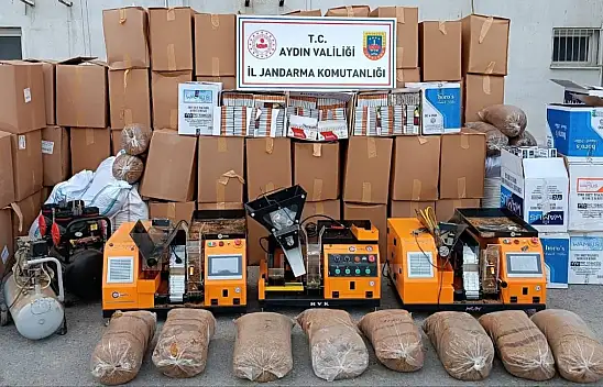 Ekipler tarafından kaçak sigara operasyonu