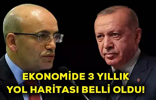 Ekonomide 3 yıllık yol haritası belli oldu!