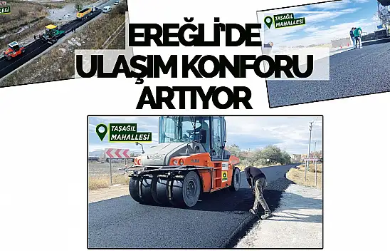 Ereğli'de Asfalt Seferberliği Devam Ediyor