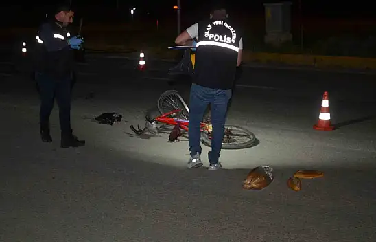 Ereğli'de kamyonetin çarptığı bisikletli yaşamını yitirdi, sürücü kaçtı