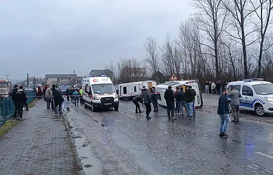 Feci kaza: 1 ölü, 15 yaralı!