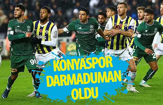 Fenerbahçe Konyaspor'u darmaduman etti!