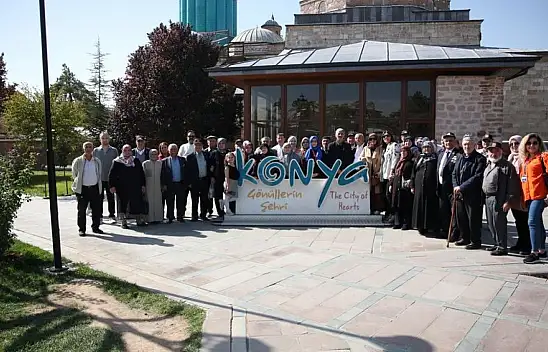 Gaziler ile şehit ve gazi yakınları Konya'yı gezdi