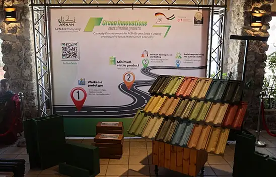 Gazze'de çevre dostu ürünler sergisi açıldı