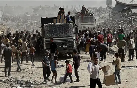 Gazze'ye uzun aradan sonra yardım gitti!